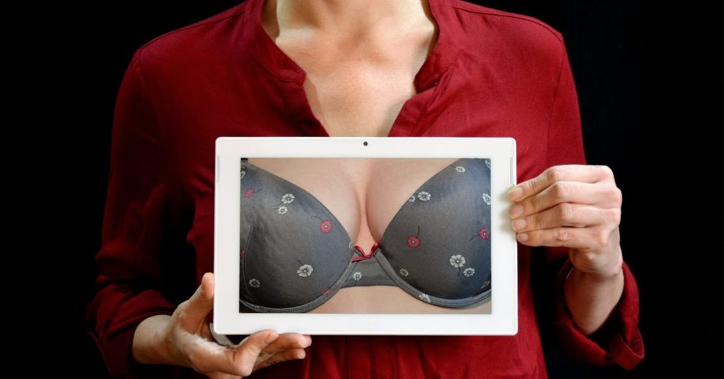 breasts under shirt