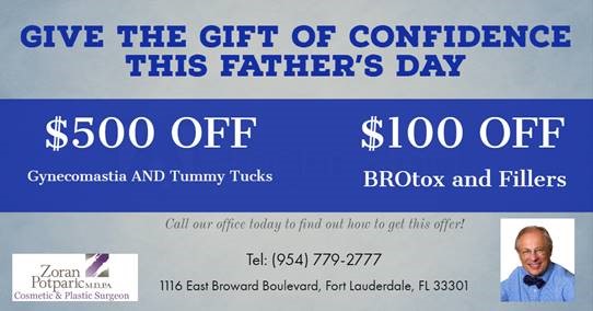 Father’s Day Cosmetic Surgery Specials!